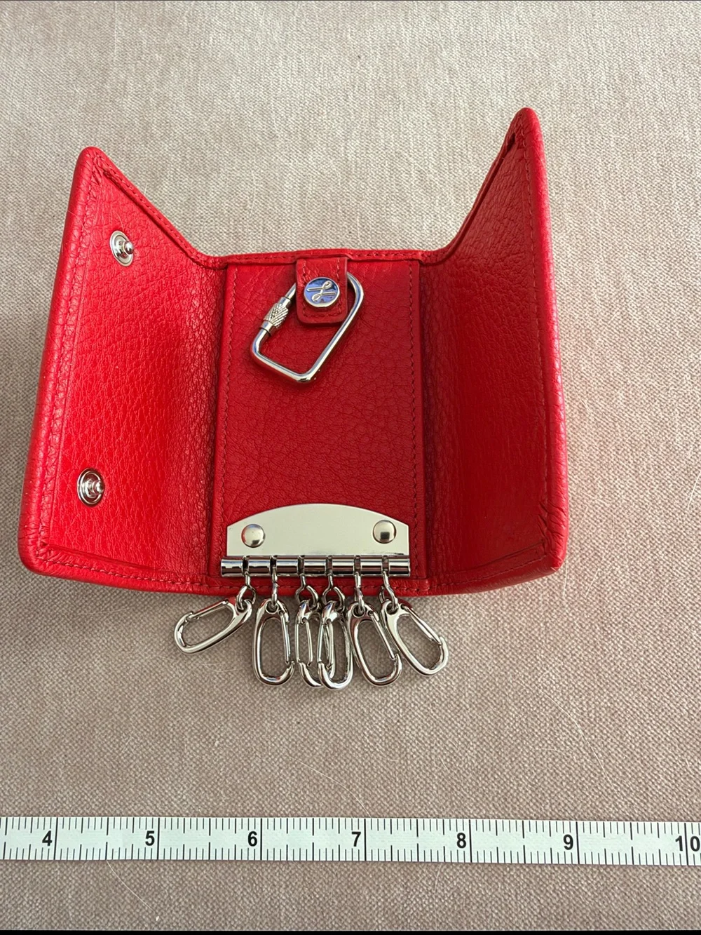 Red Leather Key case